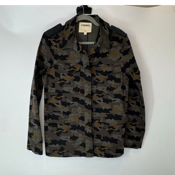 L'Agence camouflage utility jacket L - Picture 2 of 8